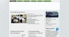 Desktop Screenshot of hundstrupkro.dk
